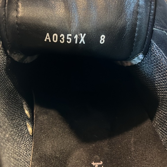 ZEGNA Sport Casual Mens Leather / Suede Lace Up Sneakers in Black ITALY MADE - Picture 9 of 9